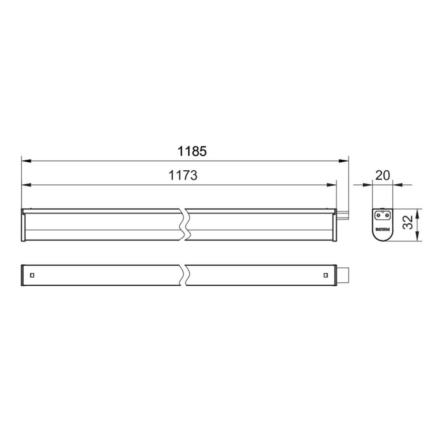 Philips - LED Podelementna lampa PROJECTLINE LED/13W/230V 3000/4000/6500K