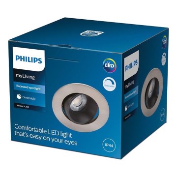 Philips - LED prigušiva kupatilska lampa ABROSA 1xLED/9W/230V IP44