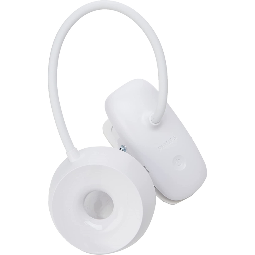 Philips - LED Prigušiva lampa sa štipaljkom DONUTCLIP LED/3W/5V 1200 mAh CRI 90 bela