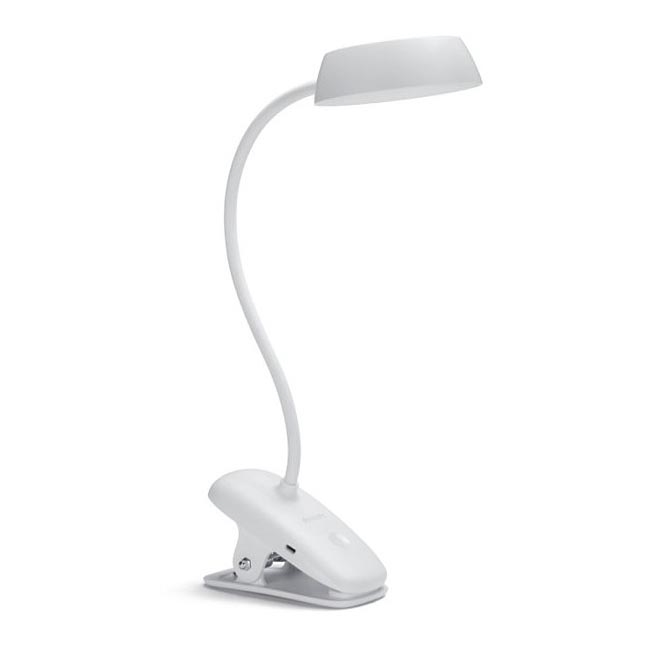 Philips - LED Prigušiva lampa sa štipaljkom DONUTCLIP LED/3W/5V 1200 mAh CRI 90 bela