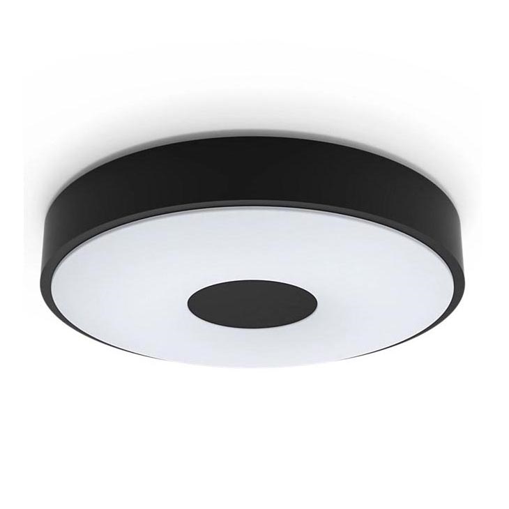 Philips - LED Prigušiva plafonjera COINER SCENE SWITCH LED/24W/230V 2700K crno