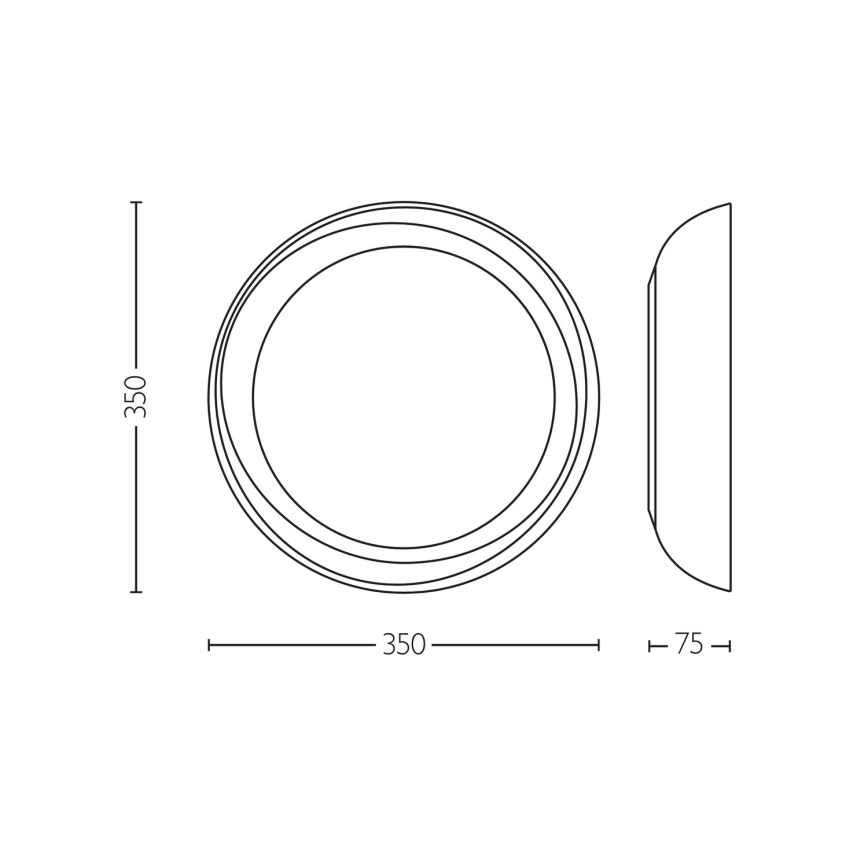 Philips - LED Prigušiva plafonjera FLETA SCENE SWITCH LED/10W/230V 2700K bela