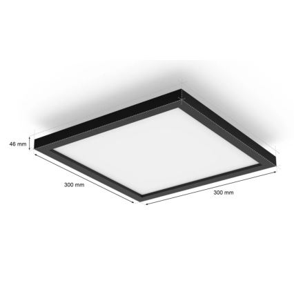 Philips - LED Prigušiva plafonjera Hue AURELLE LED/19W/230V + Daljinski upravljač