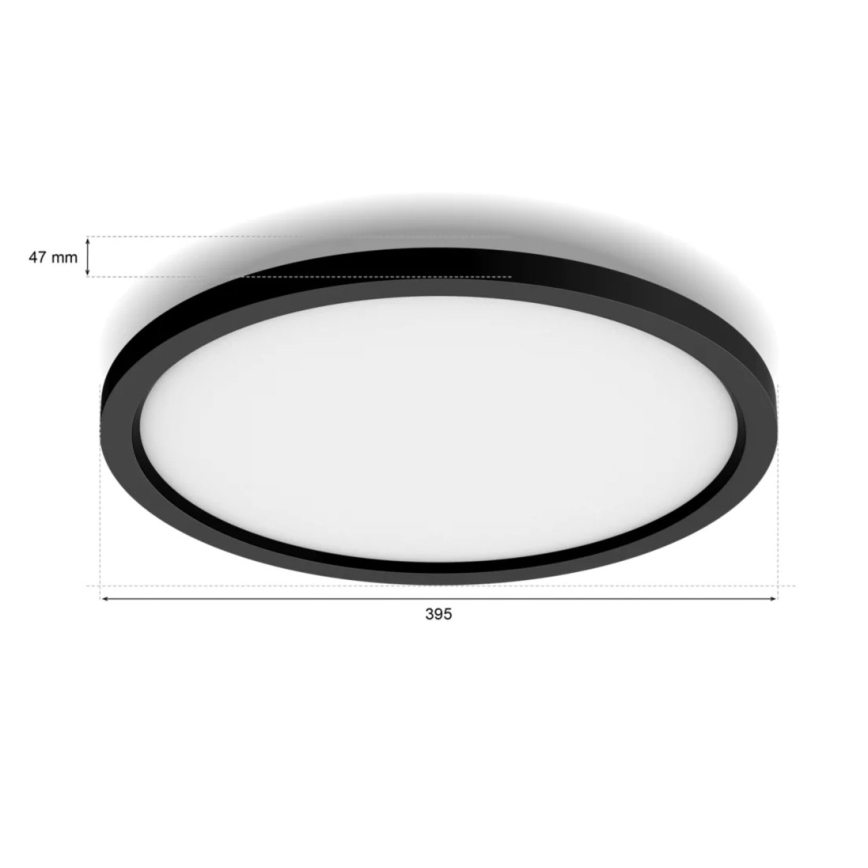 Philips - LED Prigušiva plafonjera Hue AURELLE LED/24,5W/230V + Daljinski upravljač