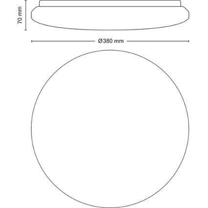 Philips - LED Prigušiva plafonjera LED/24W/230V 2700-6500K + Daljinski upravljač