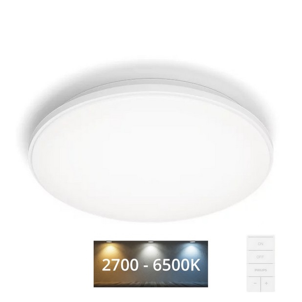 Philips - LED Prigušiva plafonjera LED/24W/230V 2700-6500K + Daljinski upravljač