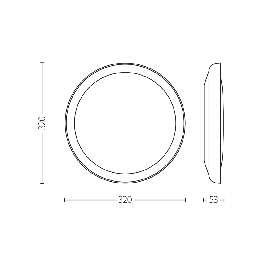 Philips - LED Prigušiva plafonjera PEBBLO SCENE SWITCH LED/10W/230V 4000K crno