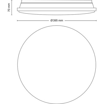 Philips - LED Prigušiva plafonjera LED/24W/230V 2700-6500K + Daljinski upravljač