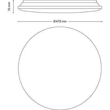 Philips - LED Prigušiva plafonjera LED/40W/230V 2700-6500K + Daljinski upravljač