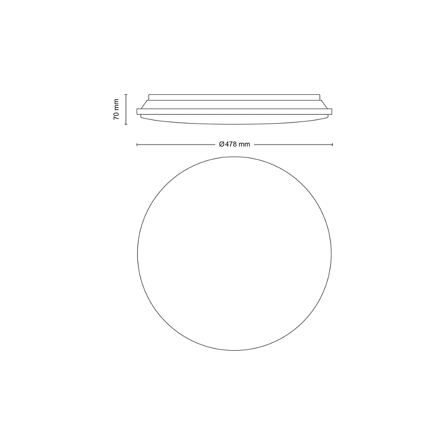 Philips - LED Prigušiva plafonjera LED/40W/230V 2700-6500K + Daljinski upravljač