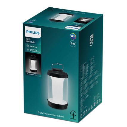 Philips - LED Prigušiva prenosna lampa CICERO LED/6W/5V 4000 mAh IP54