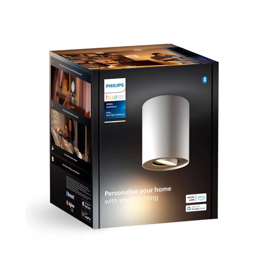 Philips - LED Prigušiva reflektorska lampa Hue PILLAR 1xGU10/4,2W/230V 2200-6500K bela