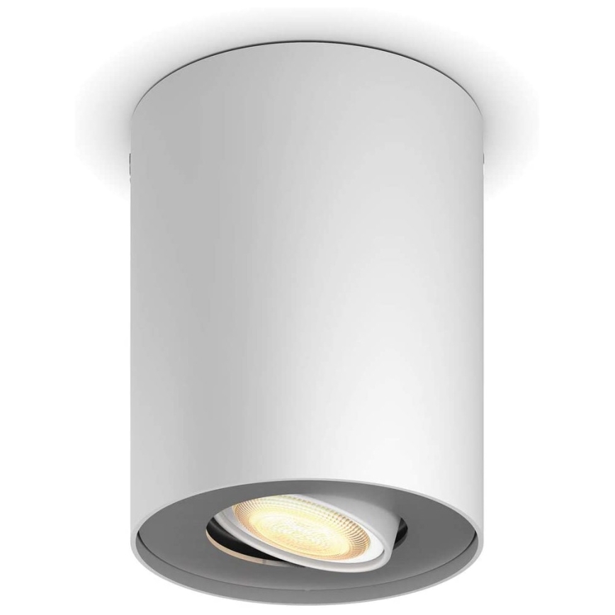 Philips - LED Prigušiva reflektorska lampa Hue PILLAR 1xGU10/4,2W/230V 2200-6500K + Daljinski upravljač bela