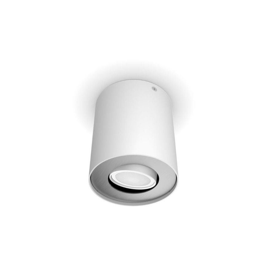Philips - LED Prigušiva reflektorska lampa Hue PILLAR 1xGU10/4,2W/230V 2200-6500K + Daljinski upravljač bela