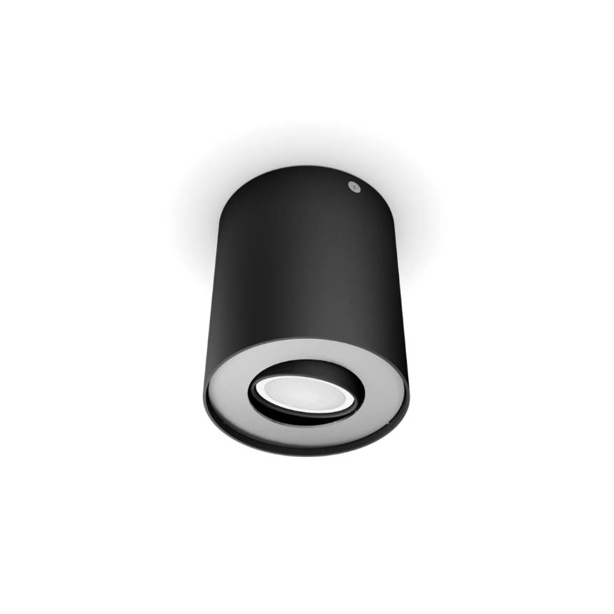 Philips - LED Prigušiva reflektorska lampa Hue PILLAR 1xGU10/4,2W/230V 2200-6500K + Daljinski upravljač crno