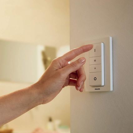 Philips - LED Prigušiva reflektorska lampa Hue PILLAR 1xGU10/4,2W/230V 2200-6500K + Daljinski upravljač crno