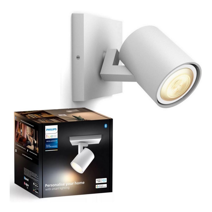 Philips - LED Prigušiva reflektorska lampa Hue RUNNER 1xGU10/4,2W/230V 2200-6500K bela