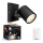 Philips - LED Prigušiva reflektorska lampa Hue RUNNER 1xGU10/4,2W/230V 2200-6500K + Daljinski upravljač crno