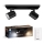 Philips - LED Prigušiva reflektorska lampa Hue RUNNER 2xGU10/4,2W/230V 2200-6500K + Daljinski upravljač crno