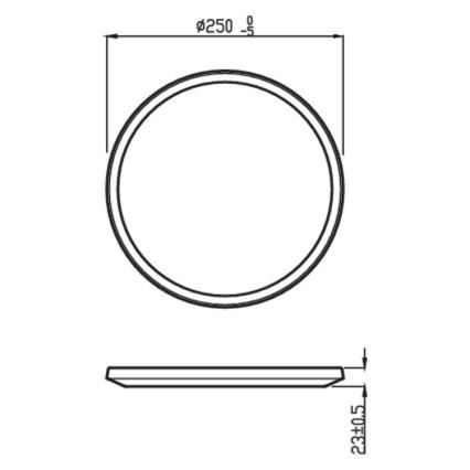 Philips - LED prigušiva spoljašnja svetiljka SUPERSLIM SCENE SWITCH LED/15W/230V IP54 bela