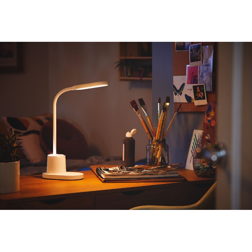 Philips - LED Prigušiva stona lampa na dodir BUCKET LED/7W/5V 1800 mAh 3000/4000/5700K CRI 90