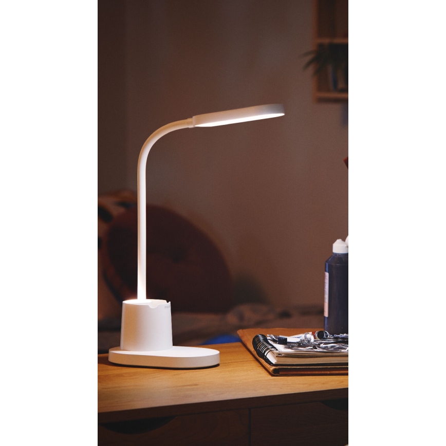 Philips - LED Prigušiva stona lampa na dodir BUCKET LED/7W/5V 1800 mAh 3000/4000/5700K CRI 90