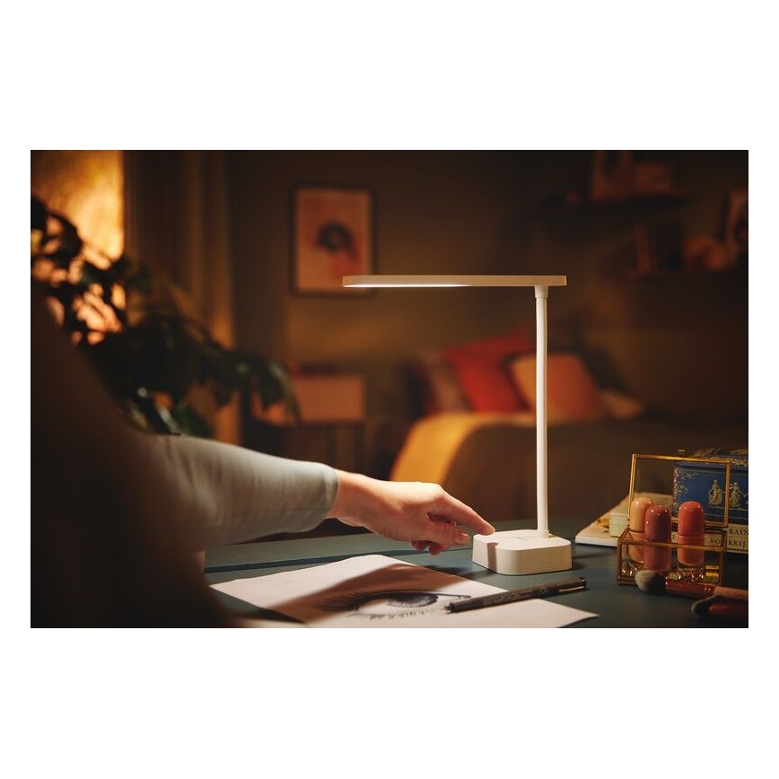 Philips - LED Prigušiva stona lampa na dodir TILPA LED/5W/5V 1800 mAh