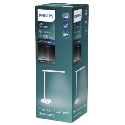 Philips - LED Prigušiva stona lampa na dodir TILPA LED/5W/5V 1800 mAh