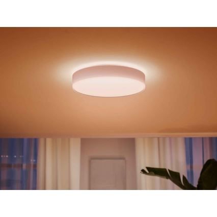 Philips - LED prigušiva plafonsko svetlo Hue LED/33,5W/230V 2200-6500K prečnik 425 mm belo + daljinski upravljač