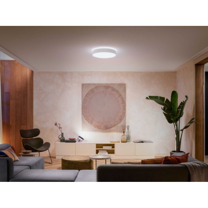 Philips - LED prigušiva plafonsko svetlo Hue LED/33,5W/230V 2200-6500K prečnik 425 mm belo + daljinski upravljač