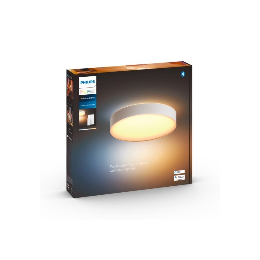 Philips - LED prigušiva plafonsko svetlo Hue LED/33,5W/230V 2200-6500K prečnik 425 mm belo + daljinski upravljač