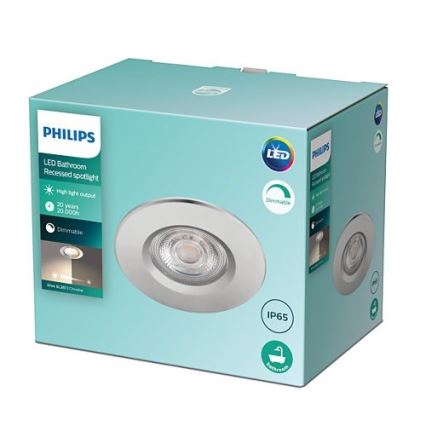 Philips - LED Prigušiva ugradbena svjetiljka za kupaonicu DIVE 1xLED/5W/230V IP65
