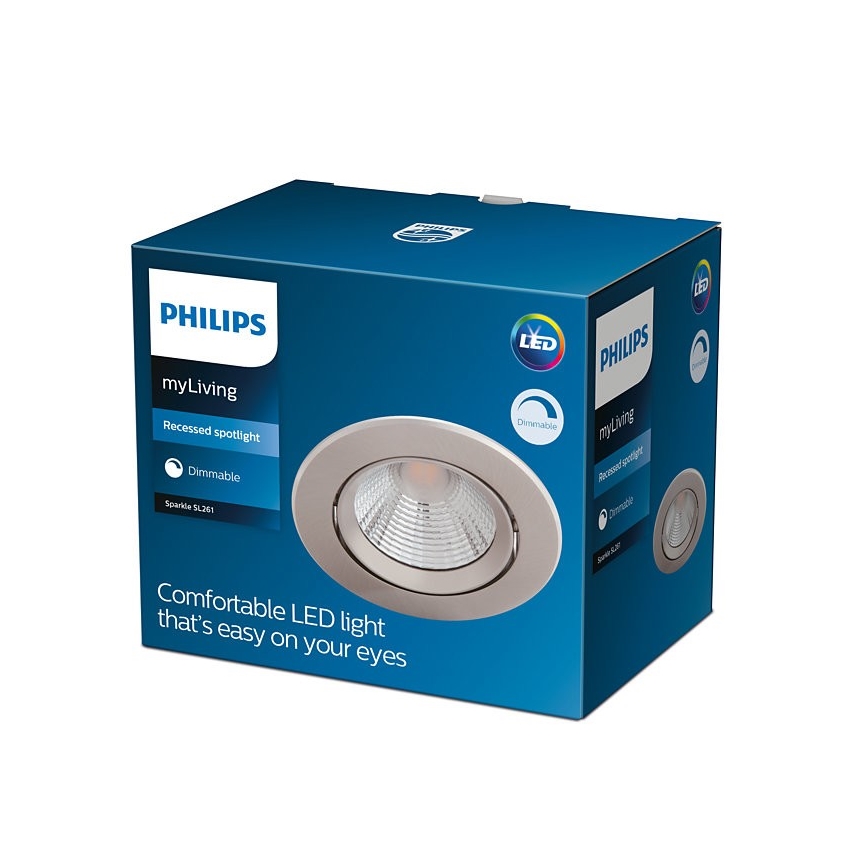 Philips - LED prigušiva ugradna plafonska svetiljka LED/5,5W/230V