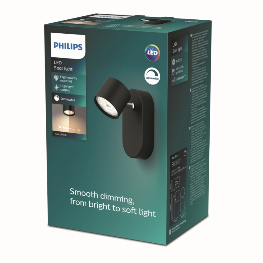 Philips - LED prigušiva zidna reflektorska lampa LED/4,5W/230V