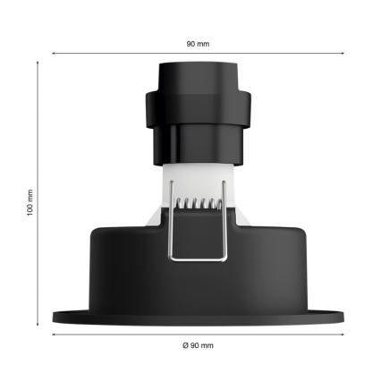 Philips - LED Prigušivo ugradbeno svetlo Hue MILLISKIN 1xGU10/4,2W/230V 2200-6500K