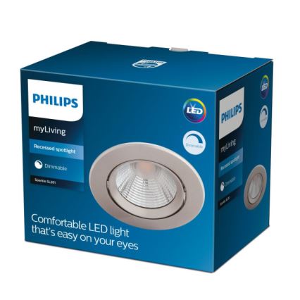 Philips - LED Prigušivo ugradbeno svetlo SPARKLE LED/5,5W/230V
