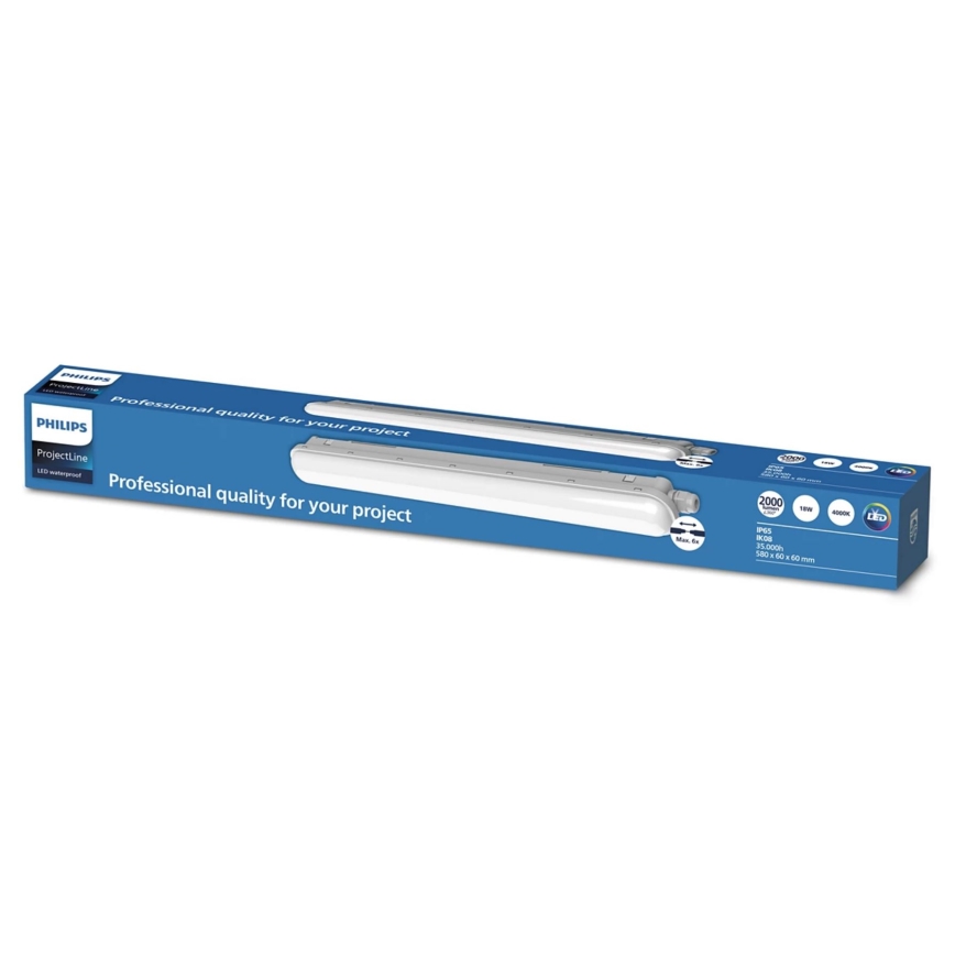 Philips - LED Radna baterijska lampa PROJECTLINE LED/18W/230V 58 cm IP65