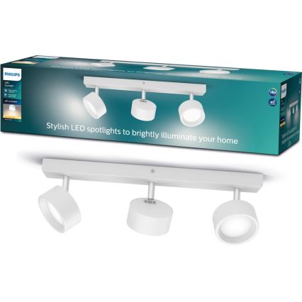 Philips - LED Reflektorska lampa 3xLED/5,5W/230V bela