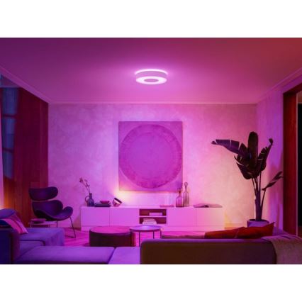 Philips - LED RGB prigušiva kupatilska svetiljka Hue XAMENTO LED/52,5W/230V IP44 prečnik 425 mm 2000-6500K