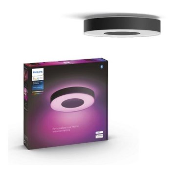 Philips - LED RGB prigušiva plafonska svetiljka Hue INFUSE LED/52,5W/230V 2000-6500K prečnik 425 mm crna