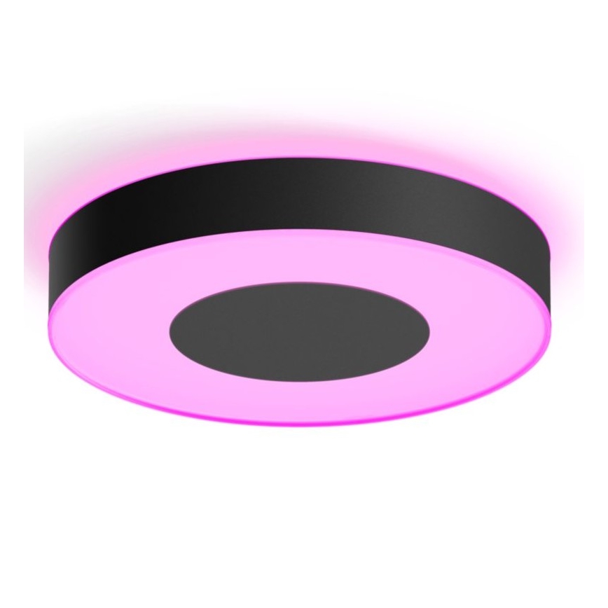 Philips - LED RGB prigušiva plafonska svetiljka Hue INFUSE LED/52,5W/230V 2000-6500K prečnik 425 mm crna