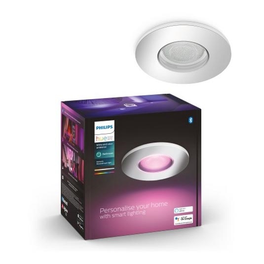 Philips - LED RGB Prigušivo osvetljenje za kupatilo Hue XAMENTO 1xGU10/5,7W/230V IP44 2000-6500K