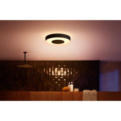 Philips - LED RGBW prigušiva kupatilska svetiljka Hue XAMENTO LED/33,5W/230V IP44 prečnik 381 mm 2000-6500K