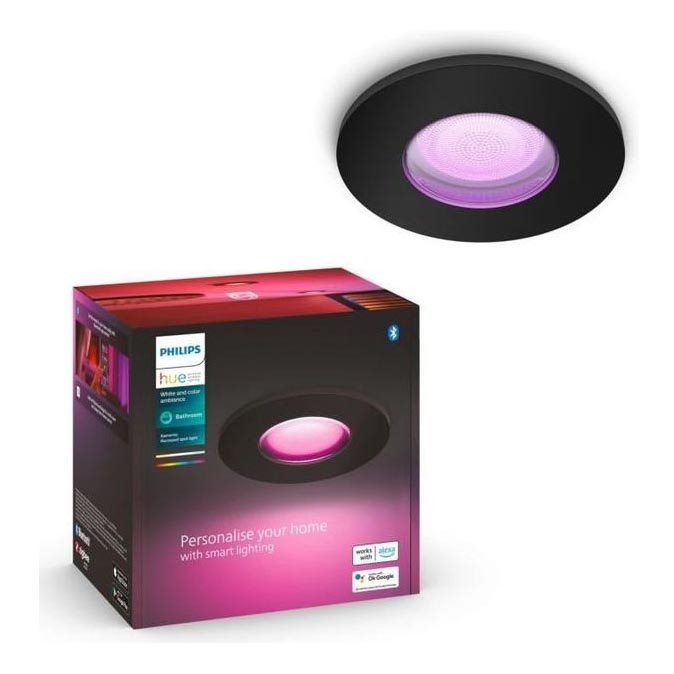 Philips - LED RGBW prigušiva kupatilsko ugradno svetlo Hue XAMENTO GU10/5,7W/230V IP44 2200-6500K
