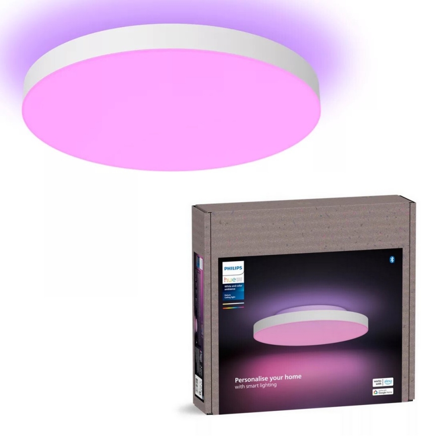 Philips - LED RGBW Prigušiva plafonjera Hue DATURA LED/48W/230V 2000-6500K