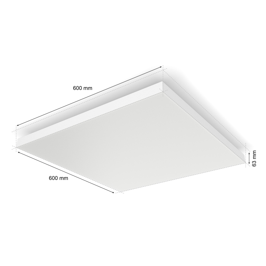 Philips - LED RGBW Prigušiva plafonjera Hue DATURA LED/67W/230V 2000-6500K