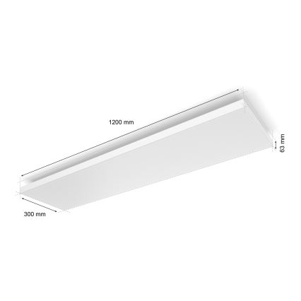 Philips - LED RGBW Prigušiva plafonjera Hue DATURA LED/67W/230V 2000-6500K