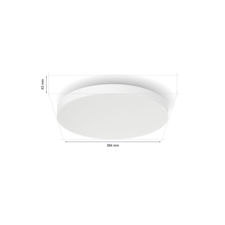 Philips - LED RGBW prigušiva plafonska svetiljka Hue DATURA LED/48W/230V 2000-6500K