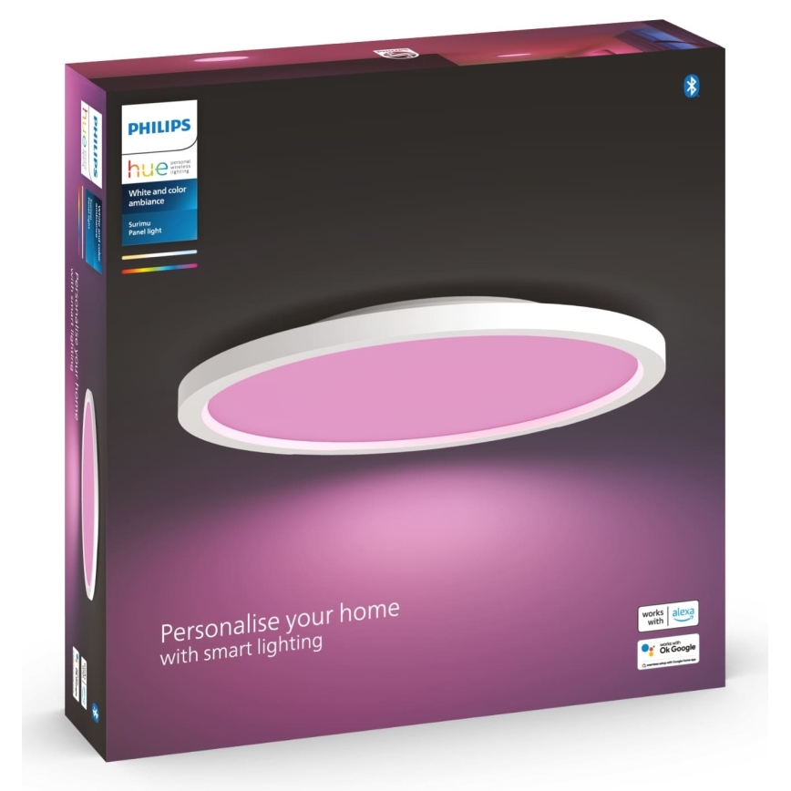 Philips - LED RGBW prigušiva plafonska svetiljka Hue SURIMU LED/40W/230V