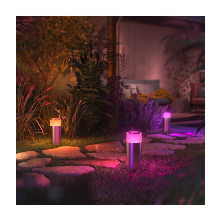 Philips - prigušiva LED RGBW spoljašnja lampa Hue CALLA LED/8W/230V IP44